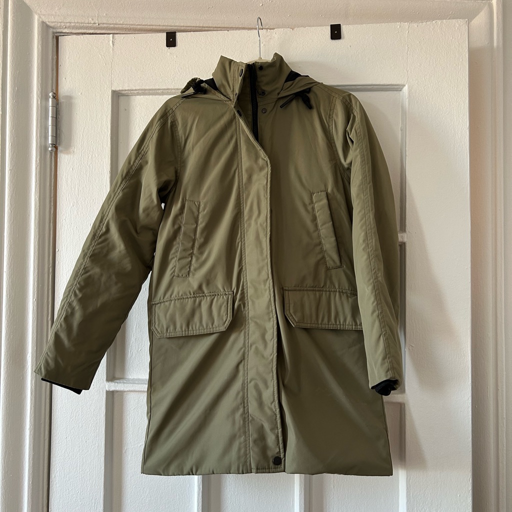 Everlane Sage Green Winter Puffer Jacket Size Xxs